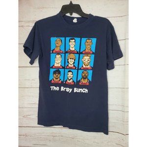 Keya New England Patriots Brady Bunch #12 The G.O.A.T Women Navy Small T Shirt